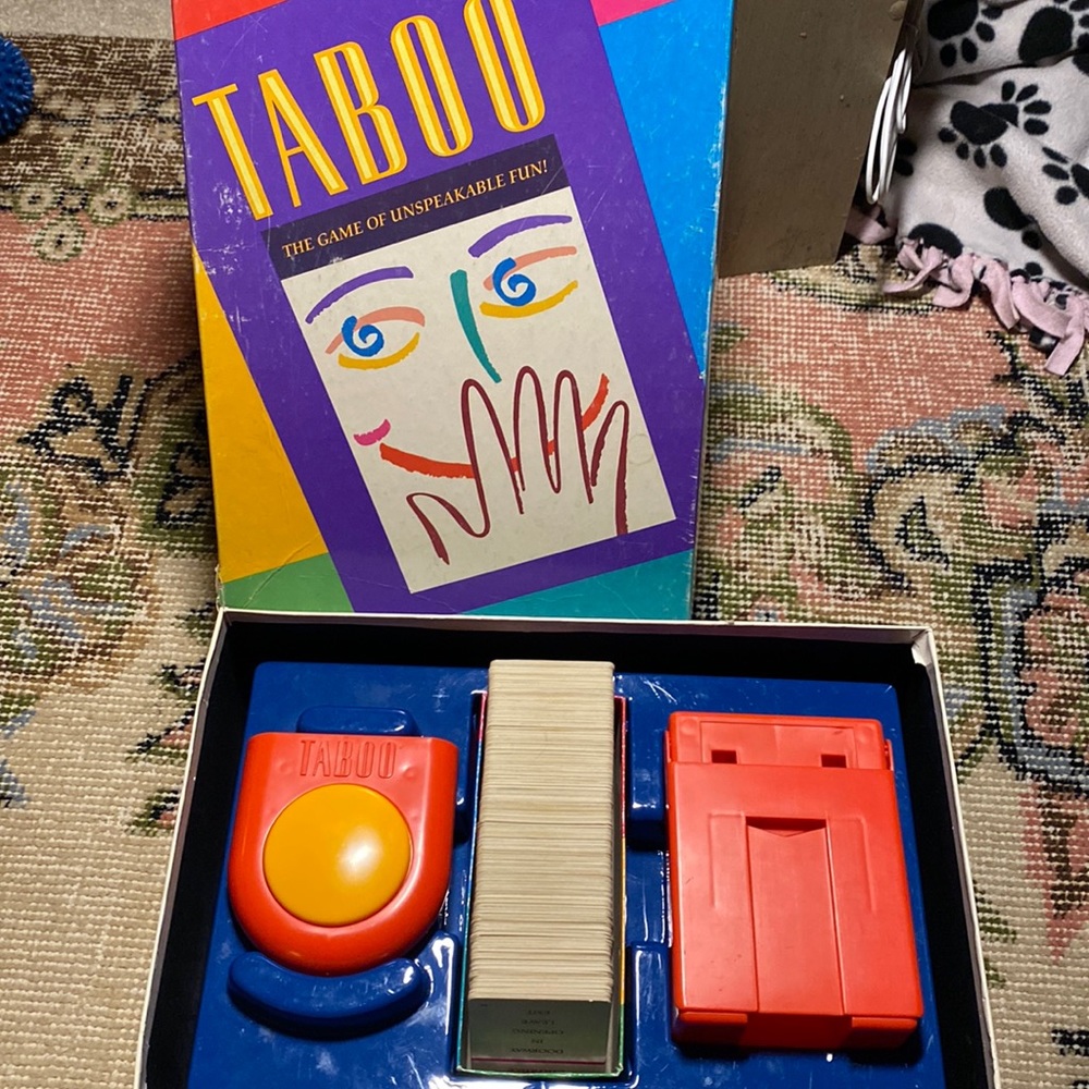 TABOO GAME! GUC, Vintage, The Game of Unspeakable FUN!